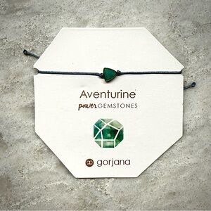 NEW Gorjana Aventurine Power Gemstone Bracelet for Luck - Adjustable